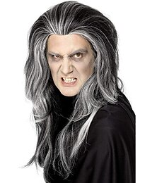 economico -Parrucca vampiro Smiffy's parrucca gotica vampiro per Halloween