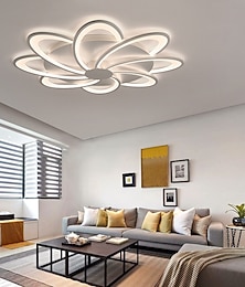 voordelige -53 cm plafondlamp led moderne woonkamer slaapkamer bloemvormige plafondlamp