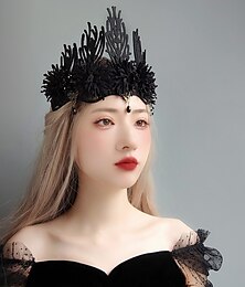 economico -Halloween re corona gotico sposa tiara femminile mitzvah regalo di compleanno principessa matrimonio corona