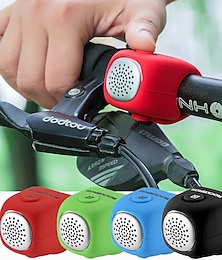 abordables -ROCKBROS Cuerno eléctrico de la bici Impermeable Ligero para Bicicleta de Pista Bicicleta de Montaña Ciclismo Gel de Sílice Verde Negro Rojo 1 pcs / IPX 4