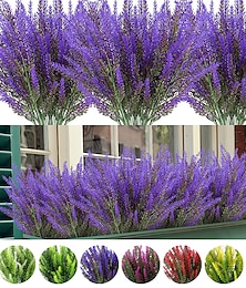 halpa -5kpl keinotekoiset laventelit kukat kodinsisustus ulkona simulaatio kukat kasvit koristeet kukat kimppu hääkoristelu