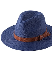 economico -cappelli da cowboy da donna 1 pezzo di cappelli western di base con fascia marrone
