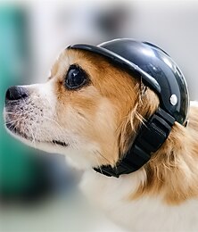 ieftine -cască pentru animale de companie mic-mediu cască pentru câine motocicletă pălărie pisică pentru călărie pe bicicletă șapcă pentru câine