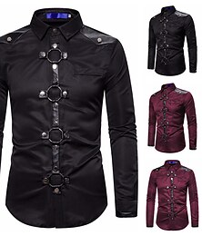 preiswerte -Punk & Gothic Streetstyle Bluse / Hemd Ritter Herren Maskerade Party / Abend Erwachsene Bluse