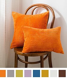 abordables -Coussins décoratifs automne housses de coussin simples Europe du Nord courte peluche couleur unie maison bureau taie d'oreiller couverture salon chambre canapé housse de coussin rose bleu vert sauge