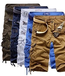 economico -Per uomo Pantaloncini modello cargo Maglia da escursione Pantaloncini tattici Militare Estate Esterno Ripstop Traspirante Asciugatura rapida Leggero Pantaloncini / Cosciali Pantaloni capri Pantaloni