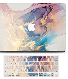 Χαμηλού Κόστους -MacBook Θήκη Συμβατό με Macbook Air Pro 13.3 14 16.0 ίντσα Σκληρή Πλαστική ύλη Μάρμαρο