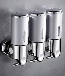 cheap -3 in1 Wall Mounted Shower Dispenser Bathroom Shower Pump Dispenser for Shower Gel Shampoo Soap（3*500ml）