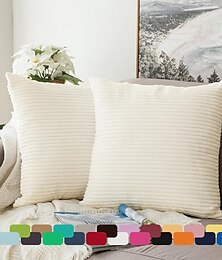 billige -pynteputer cordfløyel pute putetrekk nattbord sofa ryggpute kontor korsrygg ensfarget putetrekk uten kjerne rosa blå salvie grønn lilla gul