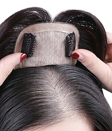 economico -parrucchino dei capelli umani delle donne anteriore ordinato bang capelli finta frangia clip in bang copertura dei capelli bianchi estensioni naturali per le donne parrucca parrucchino