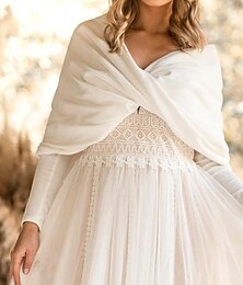 abordables -Boléro enveloppant pour femme, enveloppes de mariée, enveloppes de mariage en velours sans manches, élégantes et basiques, de couleur pure, pour soirée, automne&amp;robe d'hiver pour impressionner