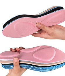 billige -1 par flerfargede memory foam innleggssåler for sko - myk demping, støtdemping, sklisikker design, unisex komfort for sport, fritids- og formell fottøy