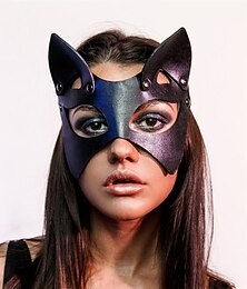 olcso -bőr sm macska róka bekötött szem flört cosplay bál cosplay maszk szexjátékok