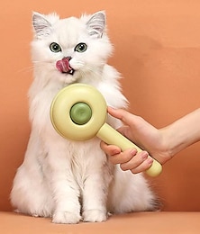 お買い得  -猫のブラシペットの櫛の髪は、猫の犬のグルーミングヘアクリーナークリーニング美容スリッカーブラシペット用品の犬の髪の櫛を削除します