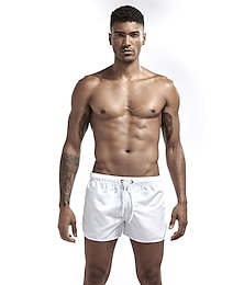 voordelige -Voor heren Boardshorts Zwemshorts Lange zwembroeken Elastische taille Sneldrogend Baden Licht Blauw Zwart
