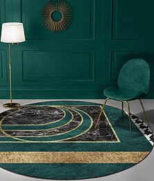 levne -round houndstooth area kobereček podlahová výzdoba protiskluzový savý koberec pro vstupní chodbu ložnice obývací pokoj pohovka home deco