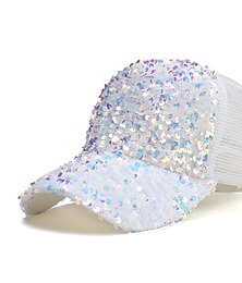 abordables -Nuevo sombrero de papá de algodón unisex con lentejuelas brillantes, gorras de béisbol, gorras deportivas de moda para hombres y mujeres, gorra de hip hop