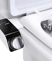 ieftine -accesoriu bideu pentru toaletă - duză dublă cu autocurățare, bideu neelectric, pulverizator de bideu cu apă proaspătă caldă cu control al presiunii