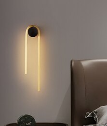 baratos -Luzes de parede led estilo nórdico luzes de parede internas sala de estar quarto cobre