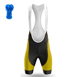 voordelige -Voor heren Fietsbroek voor op de weg Strakke wielrenshorts Fietsen Fietsbroeken / Broekje Kleding Onderlichaam Bergracen Wegwielrennen Sport Lapwerk 3D-pad Fietsen Ademend Sneldrogend Geel Rood