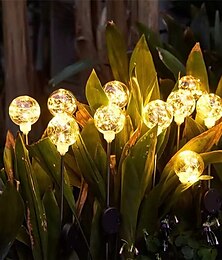 cheap -Outdoor Solar Garden Lights LED Lawn Lamp for Yard Lawn Decoration Warm White Lighting 1X 2X