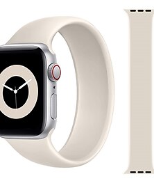 economico -Solo Loop Compatibile con Cinturino dell'Apple Watch Impermeabile Elastico Regolabili Silicone morbido Cinturino di ricambio per Series 8 7 6 5 4 3 2 1 SE