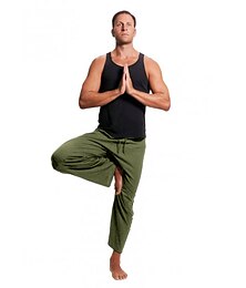 abordables -homme femme pantalon large poche arrière bas de pantalon évacuation de l'humidité léger couleur unie vert clair vert armée gris foncé yoga gym entraînement danse hiver sports d'été vêtements de sport