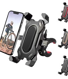 お買い得  -自転車電話ホルダー滑り止めユニバーサルモバイルスマートフォン自転車マウントブラケット電動スクーターオートバイ携帯電話サポート