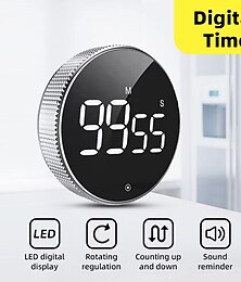 cheap -Kitchen Timers Digital Classroom Timer for Kids Large Magnetic LED Countdown Timer with Constant Light Function for classrooms Quiet for Children and Teachers