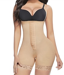 economico -shapewear per le donne pancia controllo body shaper butt lifter coscia snella faja plus size con cerniera sul cavallo