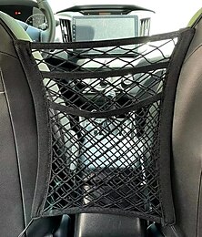 abordables -1 PC Organisateur de voiture entre les sièges en maille Facile à Installer Durable Gain de place Polyester Pour SUV Camion Van