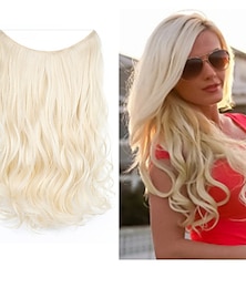 cheap -Curly Wavy Synthetic Hair 20 inch Hair Extension Micro Ring Hair Extensions 1pc / pack Soft Women's Girls'