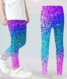 economico -Da ragazza 3D Pop art Pantaloni Ghette Autunno Inverno Attivo stile sveglio 3D Bambino 3-12 anni Esterno Da mare Strada Standard