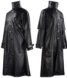 levne -Vánoce Módní Vynikající Kabát Maškarní Trenčkot Morový doktor Pevná barva Maškarní kostým Pánské předvečer Všech svatých Karneval Plesová maškaráda Párty předvečer Všech svatých Dospělé Kabát