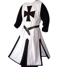 abordables -Rétro Vintage Médiéval 17ème siècle Bal Masqué Tunique Chevalier Viking Croisé Homme Viking Fantaisie Mascarade Fête / Soirée Adulte Justaucorps / combinaison