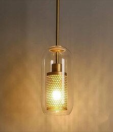 abordables -30 cm lampe suspendue design unique led cylindre de verre de style nordique moderne électrolytique lsland lights magasins/cafés salle à manger lumières cadeau pour les amis de la famille 110-120v 220-240v