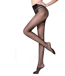 voordelige -Modieus Sexy Dames Sokken Effen Panty Doorschijnende panty's Feest Dun Feest Huid 6 paar