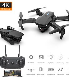 ieftine -dronă gps pliabilă e88pro cu cameră 4k ultra hd quadcopter pentru adulți motor fără perii întoarcere automată acasă urmăriți-mă 52 de minute timp de zbor gamă de control de la distanță inclusiv geanta