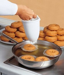 baratos -dispensador de rosquinhas fabricação de rosquinhas artefato criativo molde de sobremesa faça você mesmo confeitaria pastelaria ferramentas de cozimento gadget de cozinha