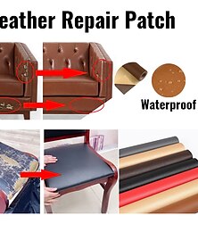 halpa -Tiktok Leather Repair Patch，Self-Adhesive Couch Tape，Stick for Sofa Couche,Car Seats,Cabinets,Wall,Handbags,Multicolor Available Anti Scratch Leather Peel