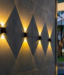 halpa -2kpl aurinkopaneelivalaisimet ulko-LED puutarhavalot vedenpitävä seinävalo älykäs valonohjausanturi kuistilamppu sisäpihan parvekkeen aita kanavan valaistus maiseman koristelu aurinko yövalo