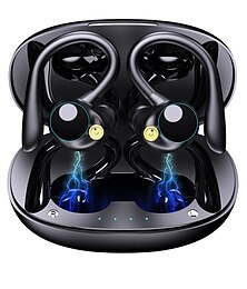 abordables -YYK580 Écouteurs sans fil TWS Casques oreillette bluetooth Contour d'Oreille Bluetooth 5.2 Stéréo Détection automatique des oreilles IPX6 étanche pour Apple Samsung Huawei Xiaomi MI Aptitude Exercice