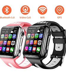 preiswerte -W5 Smartwatch 1.54 Zoll Smartwatch Fitnessuhr 4G Anruferinnerung AktivitätenTracker Gemeinschaft teilen Kamera Kompatibel mit Android iOS IP 67 Kinder Damen Herren Freisprechanlage Video Kamera