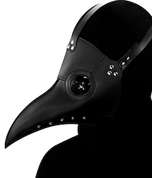 levne -legrační středověký steampunk mor doktor ptačí maska latex punk cosplay masky zobák dospělý festival akce cosplay rekvizity bílá černá na halloween