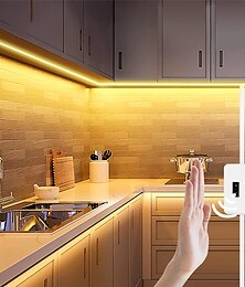 baratos -Lâmpada inteligente sensor de mão scan led luz noturna 5v usb fita led à prova d'água quarto casa cozinha guarda-roupa decoração