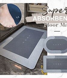 abordables -tapis de bain en terre de diatomées porte de toilette super absorbante tapis de pied à séchage rapide tapis de porte d'entrée tapis antidérapant