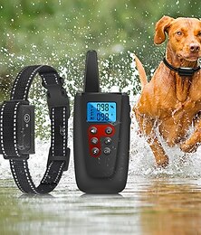ieftine -guler de dresaj pentru câini fără șoc zgarda de dresaj pentru animale de companie cu vibrație ipx7, reîncărcabilă, rezistentă la apă, zgarda de dresaj pentru animale de companie, fără șocuri, zgarda