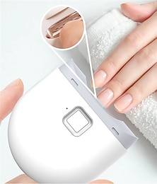 abordables -Coupe-ongles automatique électrique pour adultes bébé pédicure doigt orteil ciseaux conteneur de débris d'ongle manucure anti-éclaboussures électrique