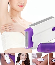 economico -depilazione professionale indolore kit laser touch epilatore usb ricaricabile donne corpo viso gambe bikini rasoio a mano rimozione dei capelli