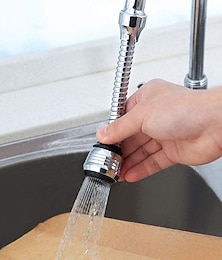 cheap -Faucet Bubbler 360 Degree Kitchen Faucet Aerator Water Saving High Pressure Nozzle Tap Adapter Adjustable Water Filter Diffuser